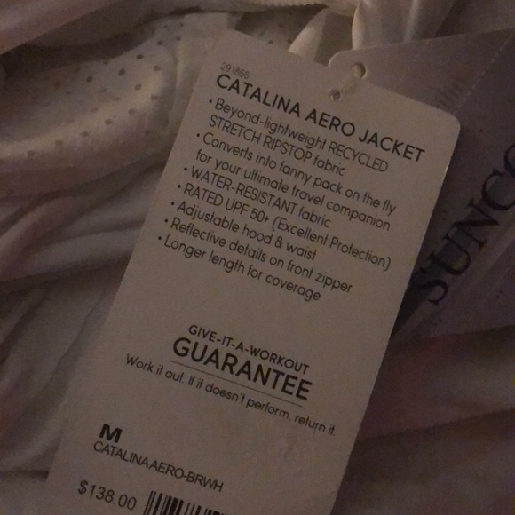 NWT ATHLETA CATALINA AERO JACKET !COLOR WHITE ONLY - Picture 7 of 7